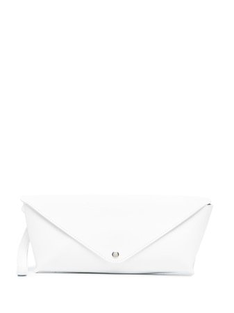 MM6 Maison Margiela geometric envelope clutch white S63WF0058P4002 - Farfetch
