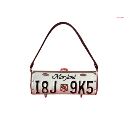 Maryland License Plate Handbag