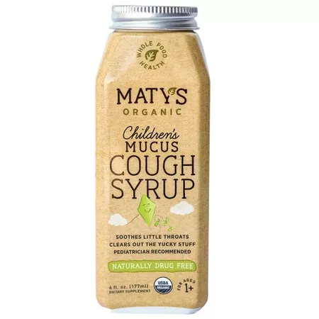 Maty's Children's Organic Mucus Cough Syrup - 6 fl oz : Target