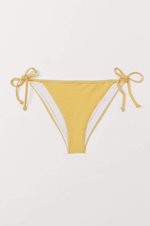 Tie Bikini Bottoms - Yellow