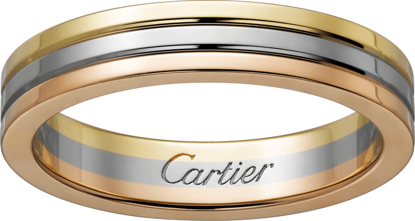 CRB4052200 - Trinity wedding band - White gold, yellow gold, pink gold - Cartier