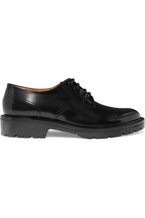 Dries Van Noten | Glossed-leather brogues | NET-A-PORTER.COM