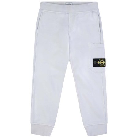 Stone Island Boys Pale Grey Branded Tracksuit - Tracksuits - Department - Boy