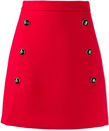 button skirt