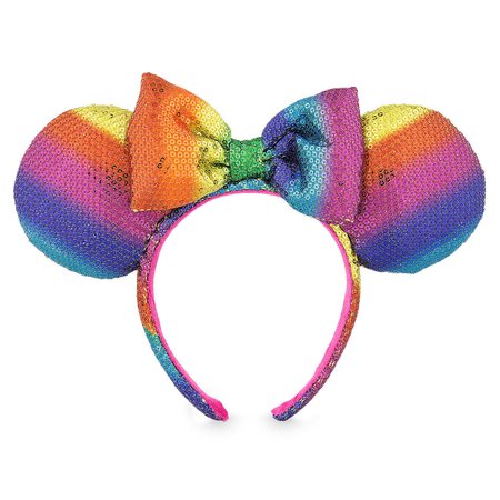 Minnie Mouse Ear Headband - Rainbow | shopDisney