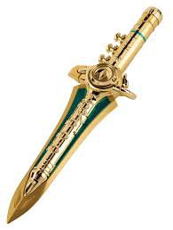 green and gold dagger