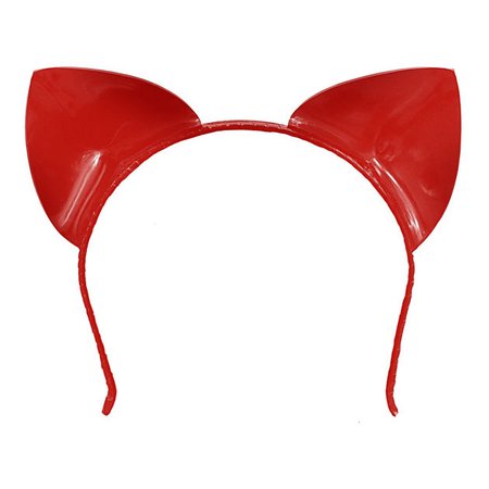 *clipped by @luci-her* Couture Latex Cat Ears | Atsuko Kudo