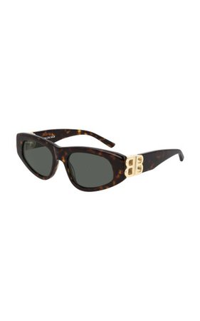 Dynasty Cat-Eye Tortoiseshell Sunglasses By Balenciaga | Moda Operandi