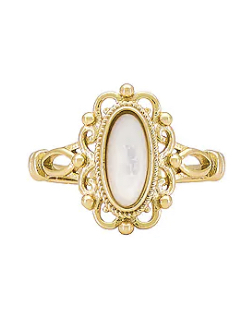 The M Jewelers NY The Everyday Ring in Opal & Gold