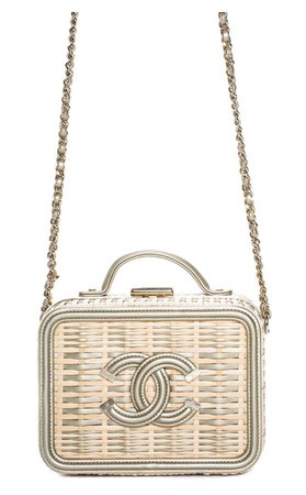 Chanel straw bag