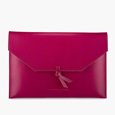 Tablet Envelope Clutch - Pink — Alexandra de Curtis | Luxury handbags, purses, crossbody, bucket bags, totes, clutches, satchels, made in Italy
