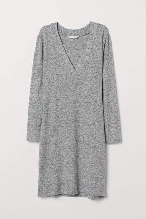 MAMA Nursing Dress - Gray