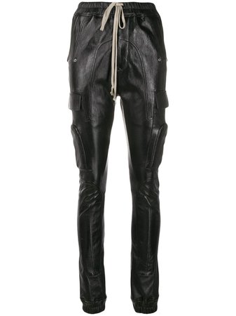 Rick Owens Stitched Panel Tapered Trousers