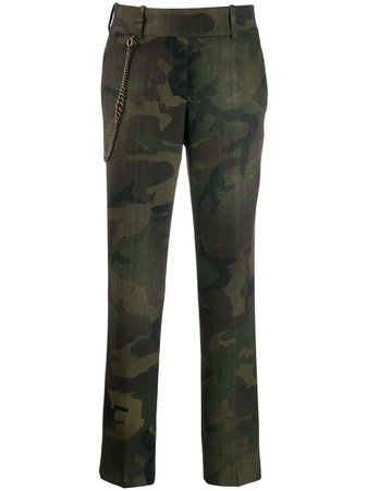 Ermanno Scervino Camouflage Print Trousers - Farfetch