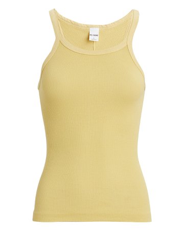 RE/DONE Ribbed Cotton Tank | INTERMIX®