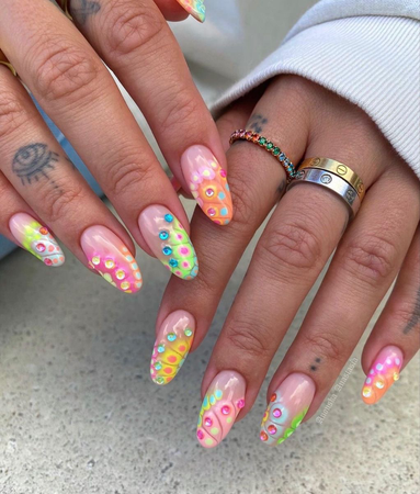 colorful nails