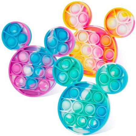 Amazon.com: CONNOO 3PCS Tie-dye Pop Fidget Sensory Toys, Bubble Push Popping Fidget Sensory Toys for Autistic, Push Pop Fidget Toy, Stress Relief Toy for Adults, Students and Friends(Tie-dye Color, Mouse) : Toys & Games