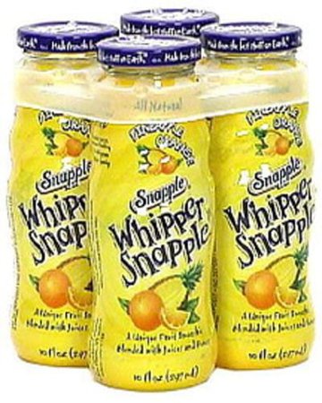Snapple Pineapple Orange Fruit Smoothie - 4 ea, Nutrition Information | Innit