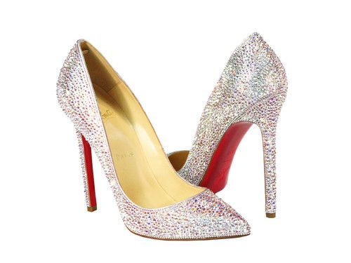 crystal louboutin heels