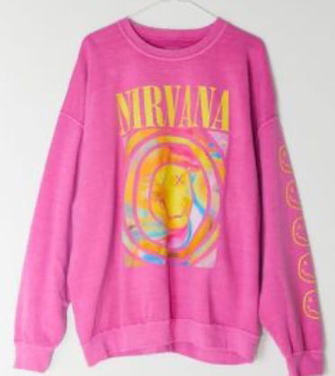 Nirvana sweatshirt from urban outfitters