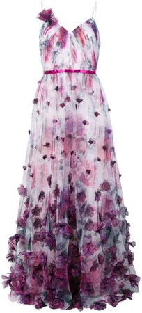 floral tulle gown