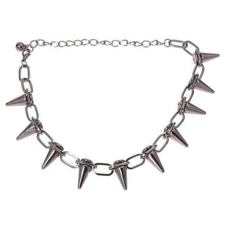 Stainless Steel Spike Necklace