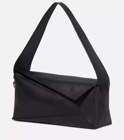 Loewe - Puzzle slouchy leather shoulder bag | Mytheresa