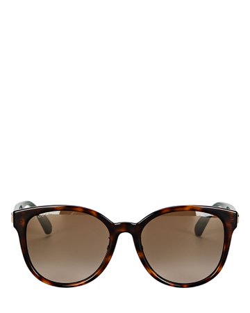 Gucci Cat Eye Web Sunglasses | INTERMIX®