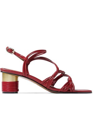 Souliers Martinez | Cartagena leather sandals | NET-A-PORTER.COM
