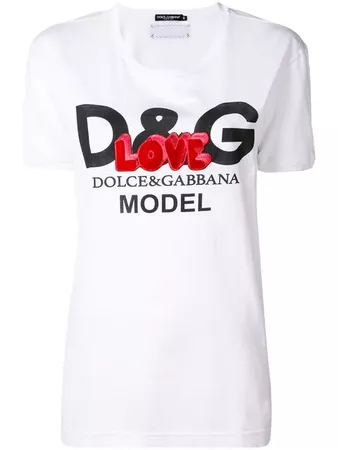 Dolce & Gabbana Love Logo Print T-shirt