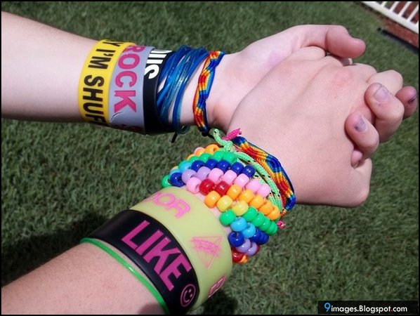 emo wristbands