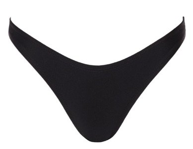 black bikini bottoms