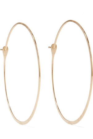 Melissa Joy Manning | 14-karat gold hoop earrings | NET-A-PORTER.COM