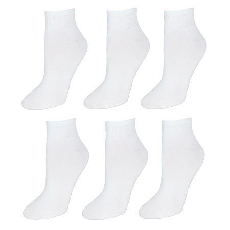 Hanes - Women's ComfortBlend Lightweight Ankle Socks - 6 Pair - Walmart.com