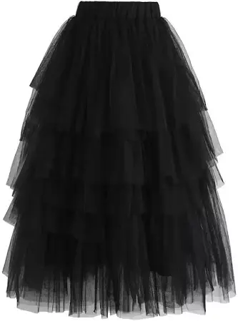 ladies black tulle skirt - Google Search