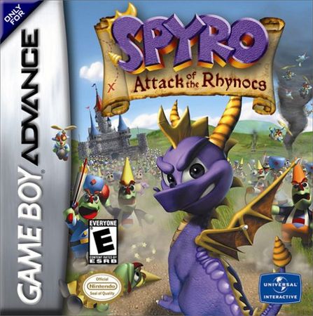 Spyro Attack of The Rhynocs game boy
