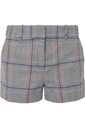 Veronica Beard | Lena Prince of Wales checked cotton-blend shorts | NET-A-PORTER.COM