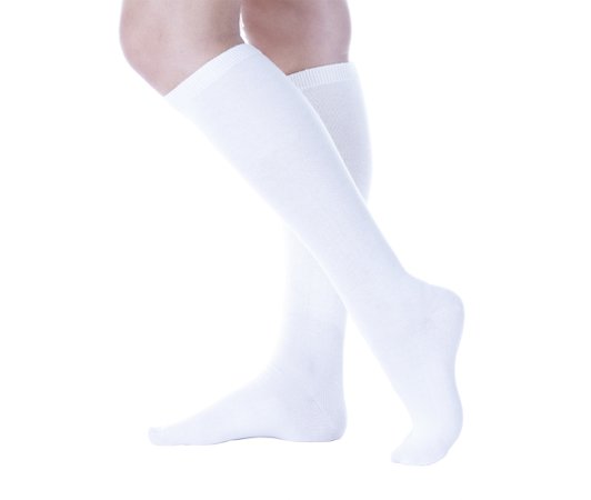 knee socks white