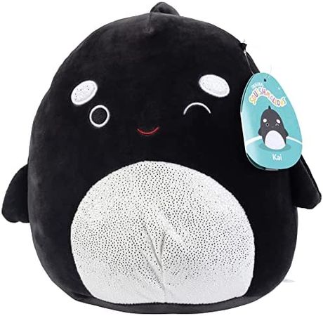 Amazon.com: Squishmallow 10" Kai The Orca Whale - Official Kellytoy Plush - Soft and Squishy Killer Whale Stuffed Animal Toy - Great Gift for Kids : Toys & Games