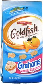 Goldfish Grahams Vanilla Cupcake