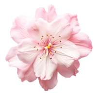Pink sakura flower isolated on transparent background. AI Generated 24856600 PNG