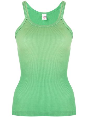 RE/DONE Ribbed Cotton Tank Top - Farfetch
