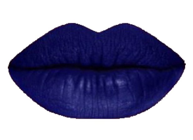 Blue Matte Lips