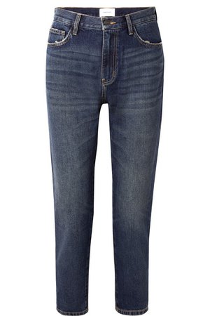 Current/Elliott | The Fling distressed low-rise slim boyfriend jeans | NET-A-PORTER.COM