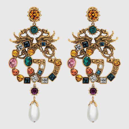 Crystal Double G earrings - Gucci Gifts for Women 515825I26858569