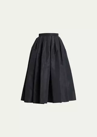 Giorgio Armani Stripe Knit Midi Skirt - Bergdorf Goodman