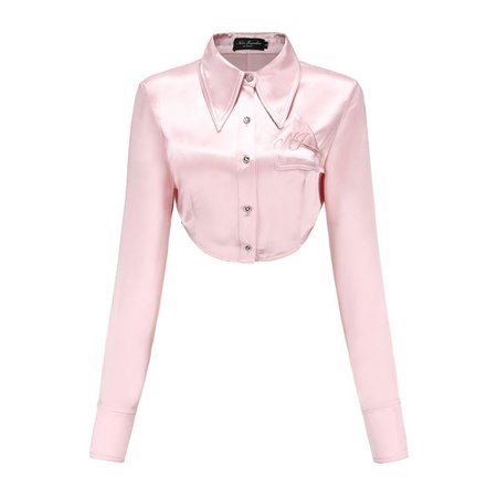 Pink Millie Crop Top Shirt – Nana Jacqueline
