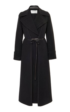 Belted Wool Coat By Valentino | Moda Operandi