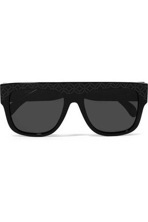 Alaïa | D-frame studded acetate sunglasses | NET-A-PORTER.COM