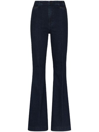 J Brand high-waist flared jeans - FARFETCH
